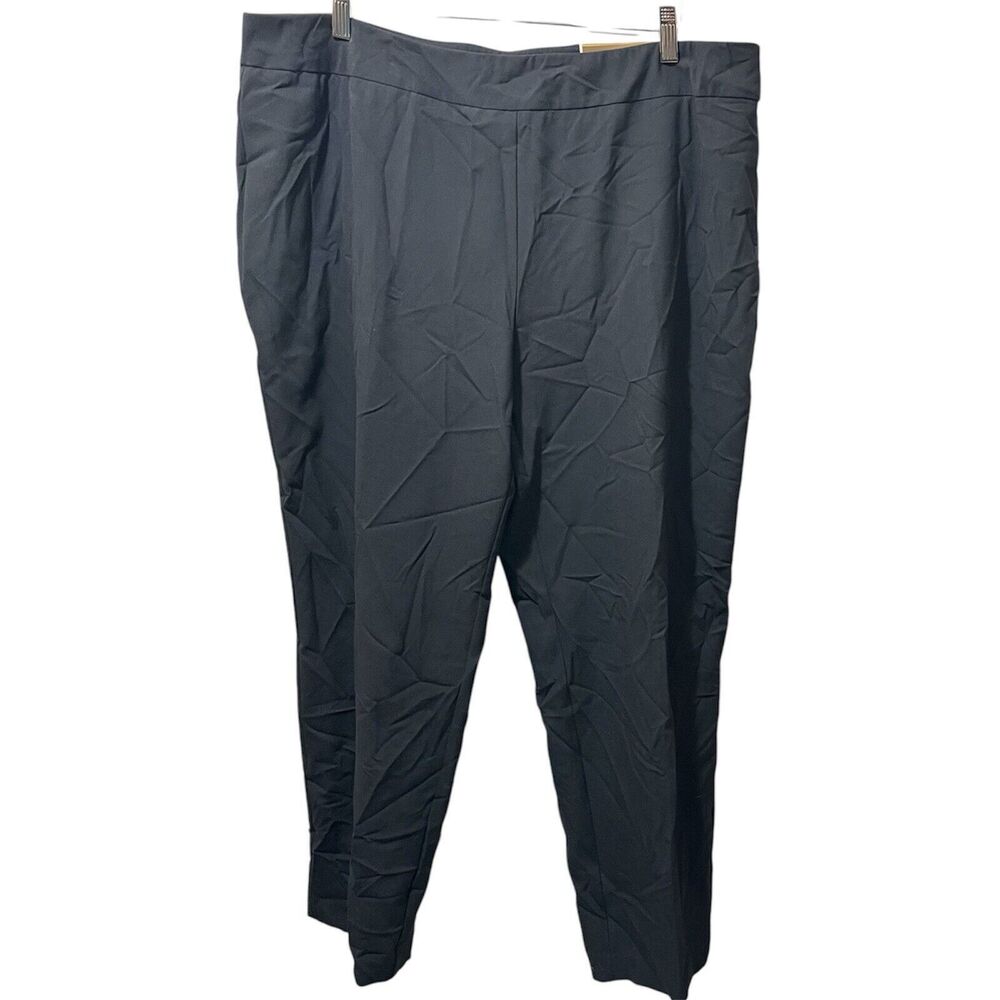 JM Collection Magic Pant Size 20W Petite Black Flattens Tummy, Slim Leg, NWT